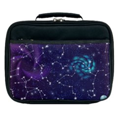 Realistic Night Sky Poster With Constellations Lunch Bag by Ket1n9