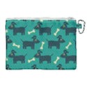 Happy Dogs Animals Pattern Canvas Cosmetic Bag (XL) View2