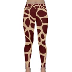 Animal Print Girraf Patterns Classic Yoga Leggings by Ket1n9