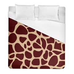 Animal Print Girraf Patterns Duvet Cover (full/ Double Size) by Ket1n9