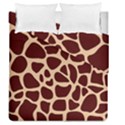 Animal Print Girraf Patterns Duvet Cover Double Side (Queen Size) View2