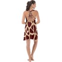 Animal Print Girraf Patterns Show Some Back Chiffon Dress View2