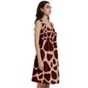 Animal Print Girraf Patterns Classic Skater Dress View3