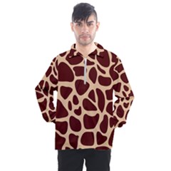 Animal Print Girraf Patterns Men s Half Zip Pullover by Ket1n9