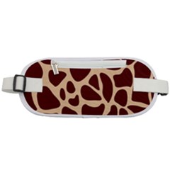 Animal Print Girraf Patterns Rounded Waist Pouch by Ket1n9