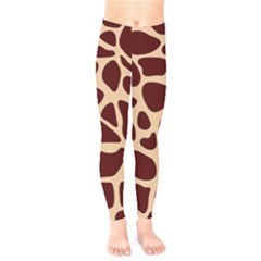 Animal Print Girraf Patterns Kids  Classic Winter Leggings