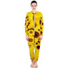 Beautiful Sunflowers Onepiece Jumpsuit (ladies)