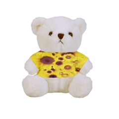 Beautiful Sunflowers Full Print Tee For Cuddly Teddy Bear