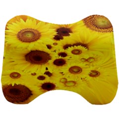 Beautiful Sunflowers Head Support Cushion by Ket1n9