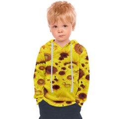 Beautiful Sunflowers Kids  Overhead Hoodie