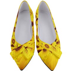 Beautiful Sunflowers Women s Bow Heels by Ket1n9