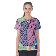 Brain Heart Balance Emotion Women s Cotton T-shirt