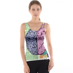 Brain Heart Balance Emotion Women s Basic Tank Top