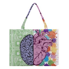 Brain Heart Balance Emotion Medium Tote Bag