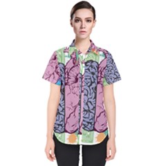 Brain Heart Balance Emotion Women s Short Sleeve Shirt