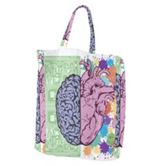 Brain Heart Balance Emotion Giant Grocery Tote