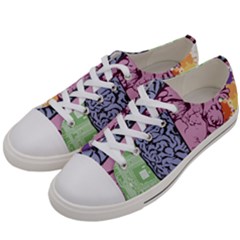 Brain Heart Balance Emotion Men s Low Top Canvas Sneakers