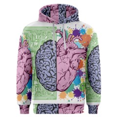 Brain Heart Balance Emotion Men s Overhead Hoodie