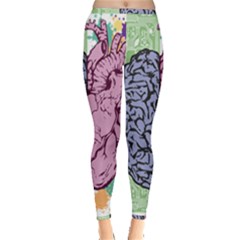 Brain Heart Balance Emotion Inside Out Leggings