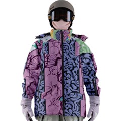 Brain Heart Balance Emotion Women s Zip Ski And Snowboard Waterproof Breathable Jacket