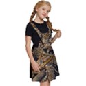 Fantasy Dragon Pentagram Kids  Apron Dress View3