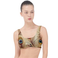 Vintage Peacock Feather Peacock Feather Pattern Background Nature Bird Nature The Little Details Bikini Top