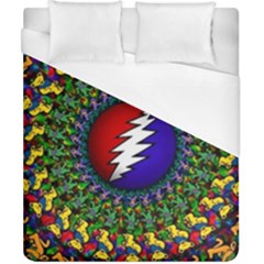 Grateful Dead Bear Pattern Duvet Cover (california King Size)