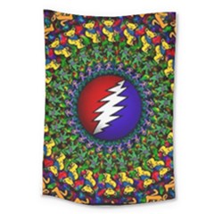 Grateful Dead Bear Pattern Large Tapestry