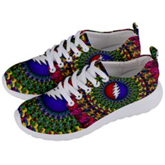 Grateful Dead Bear Pattern Men s Lightweight Sports Shoes