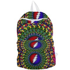 Grateful Dead Bear Pattern Foldable Lightweight Backpack