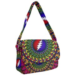 Grateful Dead Bear Pattern Courier Bag by Maspions