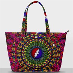 Grateful Dead Bear Pattern Back Pocket Shoulder Bag 