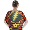 Grateful Dead Steal Your Face Deadhead Hippie Logo Music Batwing Chiffon Blouse View2