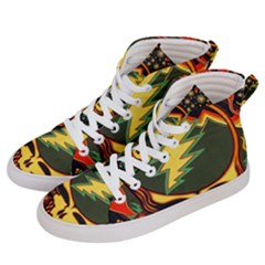 Grateful Dead Steal Your Face Deadhead Hippie Logo Music Men s Hi-top Skate Sneakers by Perong