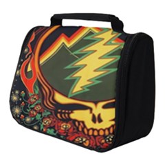 Grateful Dead Steal Your Face Deadhead Hippie Logo Music Full Print Travel Pouch (small) by Perong