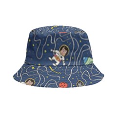 Cat Space Astronaut Rocket Maze Bucket Hat