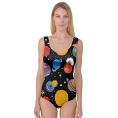 Space Galaxy Art Cute Art Princess Tank Leotard  by Perong