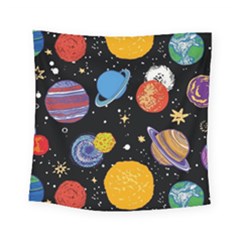 Space Galaxy Art Cute Art Square Tapestry (small)