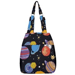 Space Galaxy Art Cute Art Center Zip Backpack by Perong