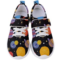 Space Galaxy Art Cute Art Women s Velcro Strap Shoes by Perong