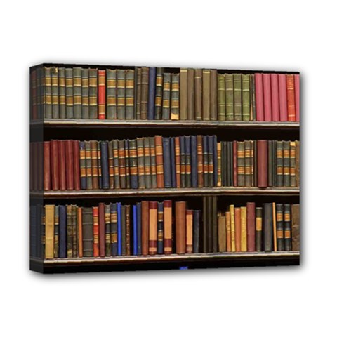 Library Book Deluxe Canvas 16  X 12  (stretched) 