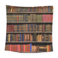 Library Book Square Tapestry (large)