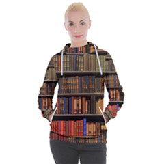 Library Book Women s Hooded Pullover