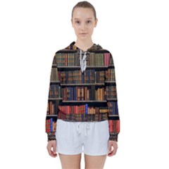 Library Book Women s Tie Up Sweat