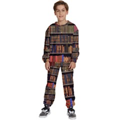 Library Book Kids  Sweatshirt Set by Perong