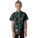 Art Cityscape Japanese Kids  Short Sleeve Shirt View1