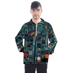 Art Cityscape Japanese Men s Half Zip Pullover