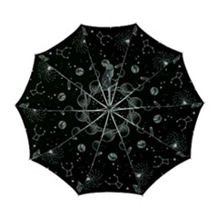 Black Space Drawing Art Planet Drawing Stars Black Space Galaxy Outer Space Automatic Folding Umbrella With Case (large) by Perong