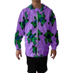 Grateful Dead Bears  Pattern Kids  Hooded Windbreaker