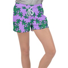 Grateful Dead Bears  Pattern Women s Velour Lounge Shorts by Perong